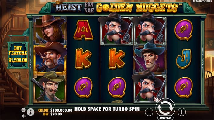 Heist for the Golden Nuggets  slot game