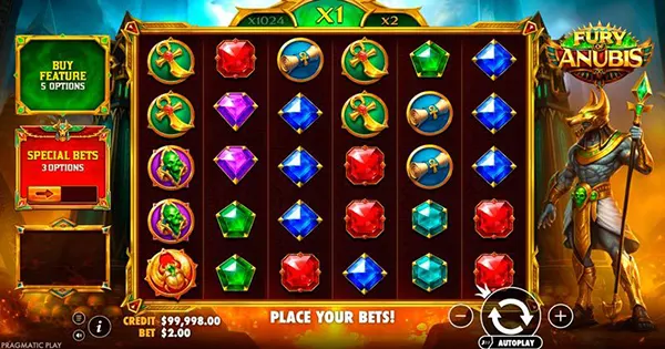 Multiplicadores da slot egípcia